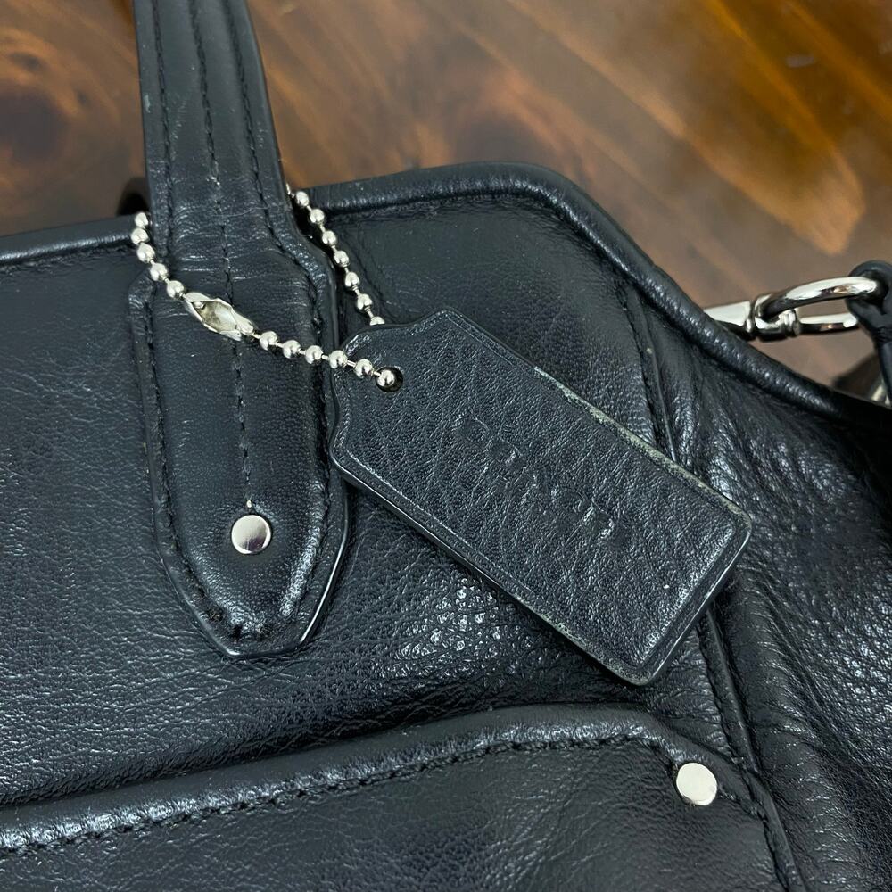 Coach Taylor Black Leather Bette Mini Tote Cross Body Handbag F32944 - Picture 13 of 14